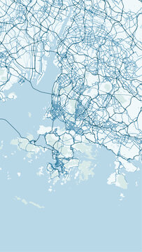 Modern minimalist vector map of Shenzhen, China. High-quality scalable illustration of Shenzhen city grid, Futian district, and Pearl River Delta coastline for posters and urban design