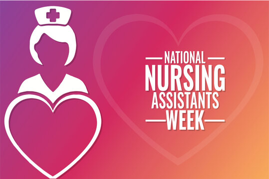 National Nursing Assistants Week Healthcare Medical CNA Appreciation Icon Banner Design