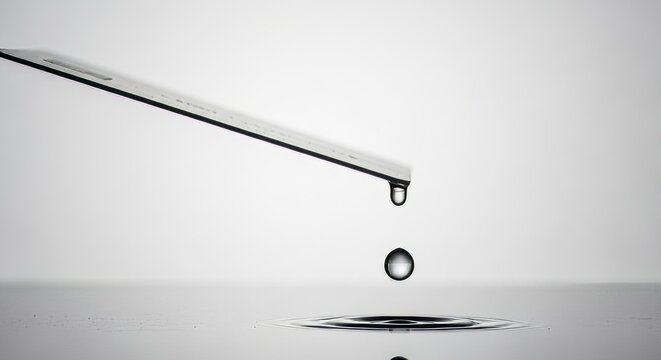 Water leaking from faucet drop by drop. Slow financial drain and loss of money. Concept of hidden subscription costs, wasted resources and small expenses accumulating into large debt.