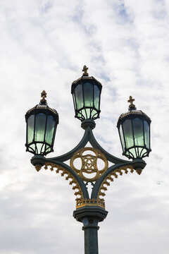 Lamp post in London England