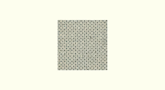 Abstract geometric pattern, textured fabric swatch, monochrome textile design