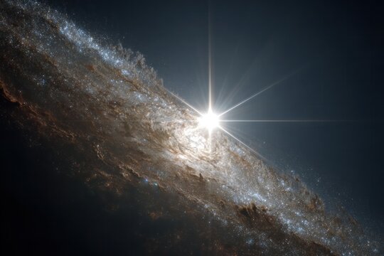 Gravitational Microlensing Event Star Brightening Dra