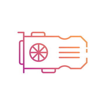 Gpu Mining vector icon