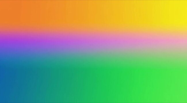 Vibrant rainbow gradient background, with smooth color transition 4K Ai HD high quality video.