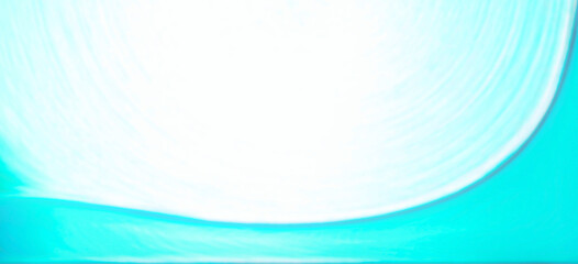 Obraz premium Minimalist abstract gradient background with soft white and cyan curves, clean futuristic composition and elegant pastel aesthetic.