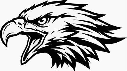 Fototapeta premium strong eagle vector arts