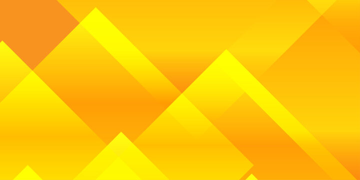 Abstract geometric background with overlapping yellow and orange translucent squares and diagonal gradient patterns. dynamic composition of overlapping squares and rectangles