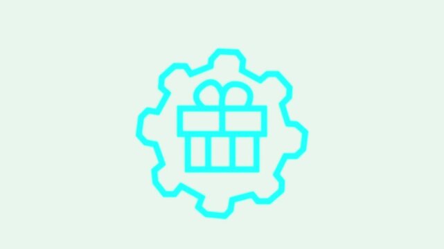setting animated icon . black background.