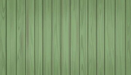 Naklejka premium Seamless vector background of vertical wooden planks in a soft sage green color. Elegant rustic timber texture with organic grain details, ideal for eco-friendly branding and modern interior decor.