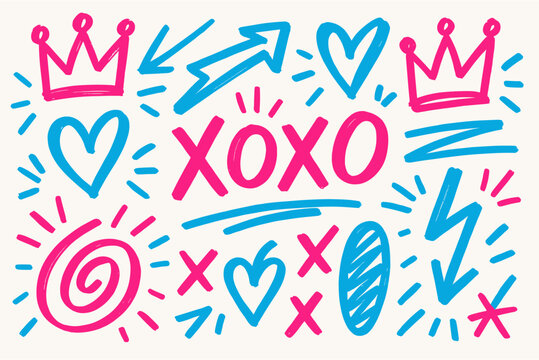 Hand Drawn Doodle Elements