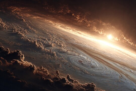 Hot Jupiter Atmosphere Storms Dramatic Alien Gas Gian