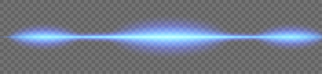 Glowing laser line with energy streak, bright neon glow and radiant illumination, abstract background with futuristic technology style and dynamic light path © arkadij_st