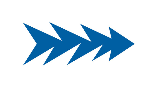 Sawtooth profile zigzag arrow icon &ndash; Ideal for competitive sports, dynamic trading platforms, or rapid growth initiatives.
