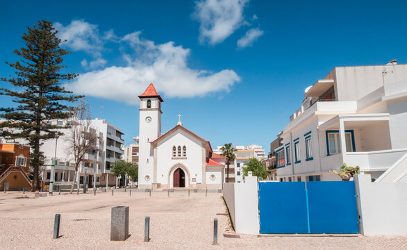 Parish church of Our Lady of the Navigators of Arma&ccedil;&atilde;o de P&ecirc;ra in the Algarve - Portugal