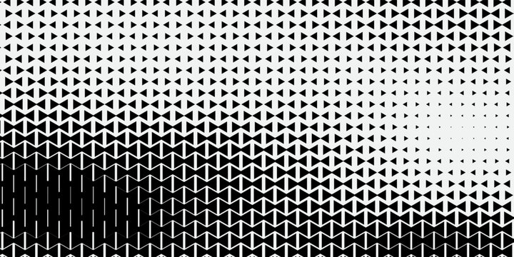 abstract triangle pattern banner design