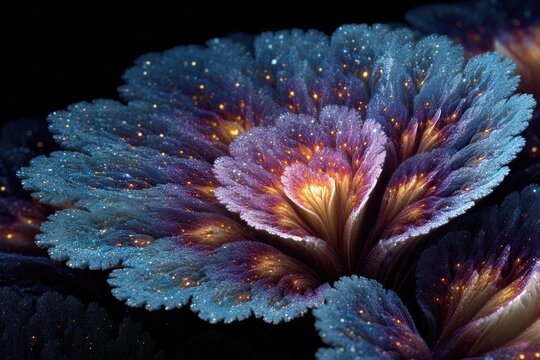 Julia Set Fractal Colorful Mathematical Beauty Dramat