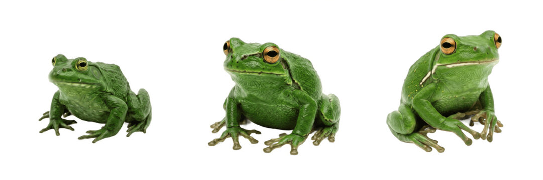 Realistic Green Tree Frog Exotic Tropical Wildlife Amphibian PNG
