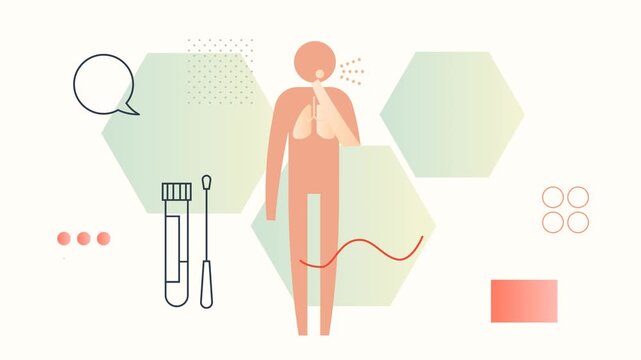 Role of Immunoglobulin - Antibodies - Complex Protein in Human Body - Animated Illustration as MP4 File