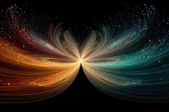 Magnetic Field Sensor Visualization Field Lines Abstr
