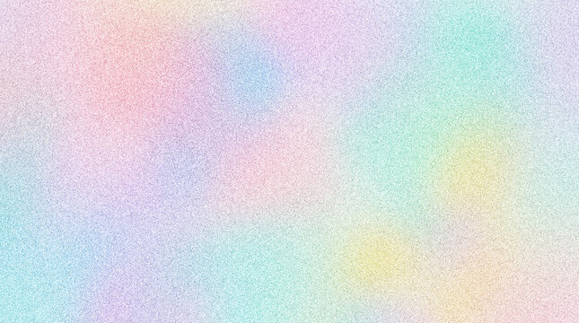 Pastel gradient background with grainy texture, soft rainbow color palette, abstract noise paper texture