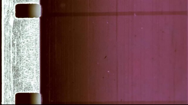 Vintage 16mm Film Leader Grunge Texture Background. High quality 4k footage