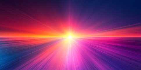 Obraz premium Sunburst Light Explosion