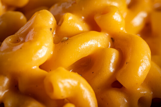 Close-up of macaroni and cheese
