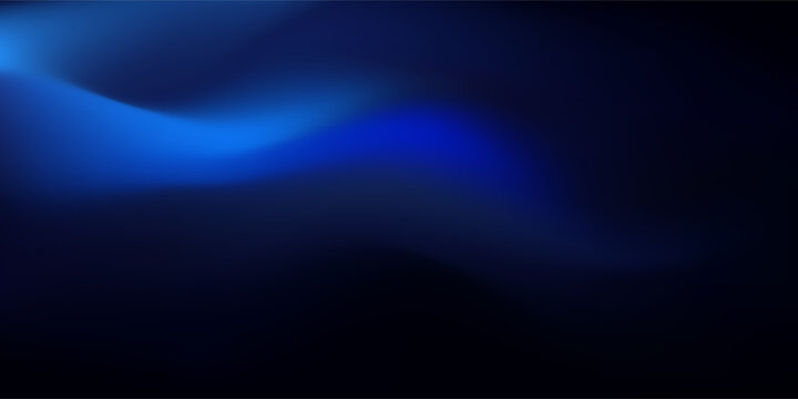 Rich Deep Blue Gradient Grainy Background. Textured blue gradient abstraction backdrop. Dark blue color abstract background with noise texture.