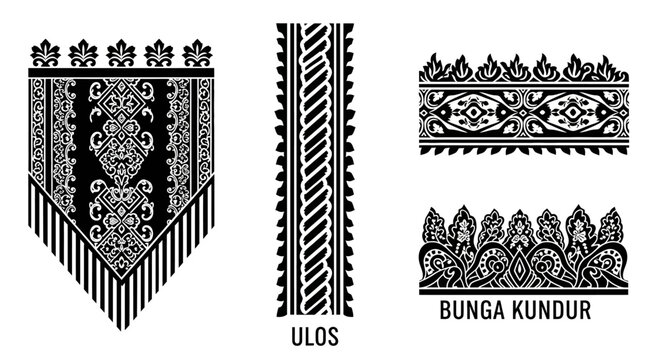 Traditional Indonesian Fabric Patterns: Ulos and Bunga Kundur Designs