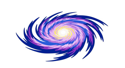 Abstract Swirling Galaxy Spiral Nebula Cosmic Design © Ahmed