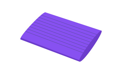 Retro purple video game console in flat style. Vintage device and classic equipment, this videogame machine adds game charm to digital setups, perfect for entertainment and hobby themes. © Moonnoon