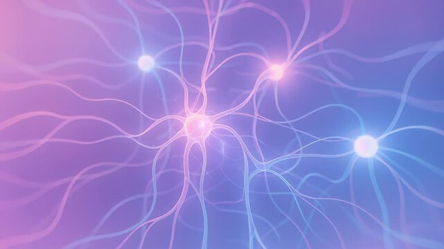 Neural Network: A visually stunning representation of a neural network, with glowing nodes and intricate connections, symbolizing the complexity and interconnectedness of the human brain. 