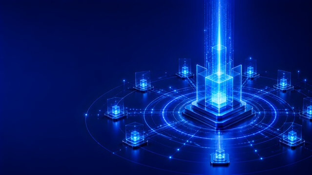 Secure Cloud Network Hub with Connected Data Nodes