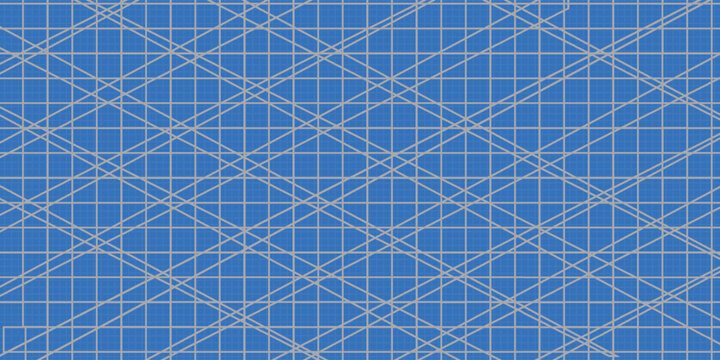 Blueprint graph paper background. Line grid pattern.