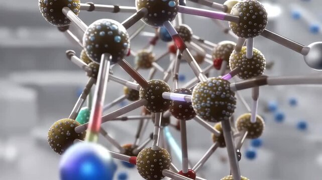 Scientific Atom Network in Advanced Chemistry