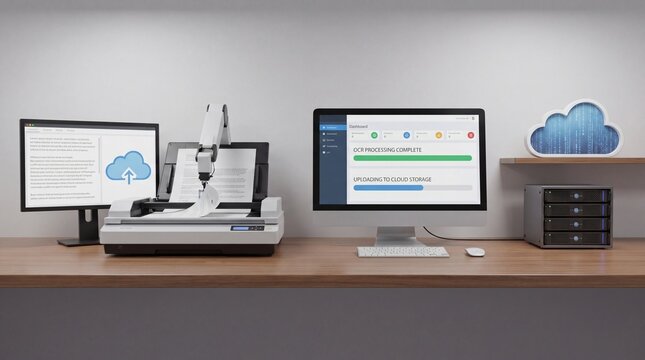 Document Scanner Automation System With Ocr And Cloud Storage