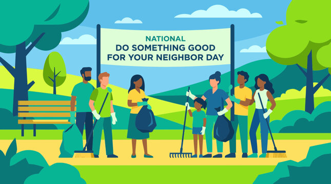 National Do Something Good For Your Neighbor Day Community Cleanup