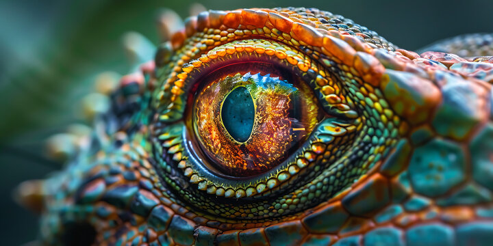 close-up iridescent peacock mantis shrimp eye macro nature wildlife detail