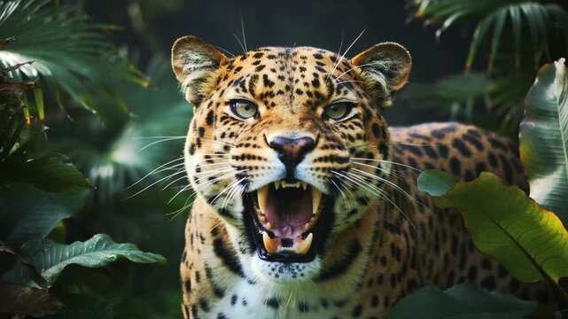 Roaring Leopard