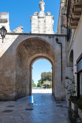 Naklejka premium The Old town of Lecce, Apulia Region, Italy