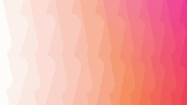 Pastel pink and orange abstract layered shapes seamless loop background