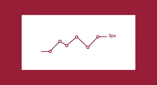 Simple Line Graph with Data Points and Text Label