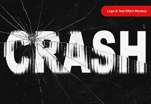 Shattered Glass Mockup