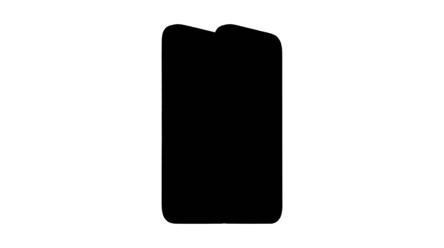 Black smartphone icon