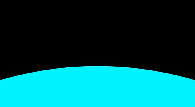 Cyan circle loading animation loop on animation black background, for ui