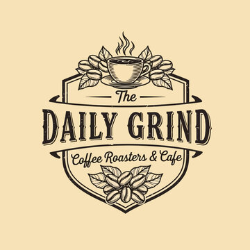 The Daily Grind Coffee Roasters Logo.