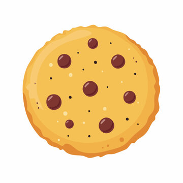 Chocolate Chip Cookie Illustration