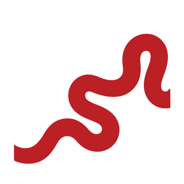 red question mark on white background