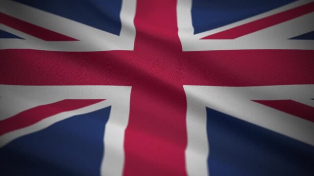United Kingdom Flag Cloth Simulation &ndash; Motion Graphics