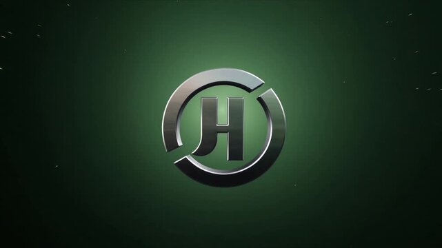 Metallic Logo Reveal with Golden Energy Sparks and Electric Bursts